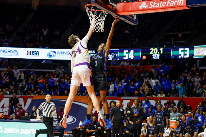 Phillips Academy Williamsville Illinois boys basketball March 7 2024 Nate Latsch 26528